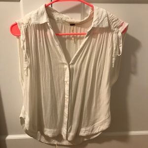 Free People Gauze Muscle Tank